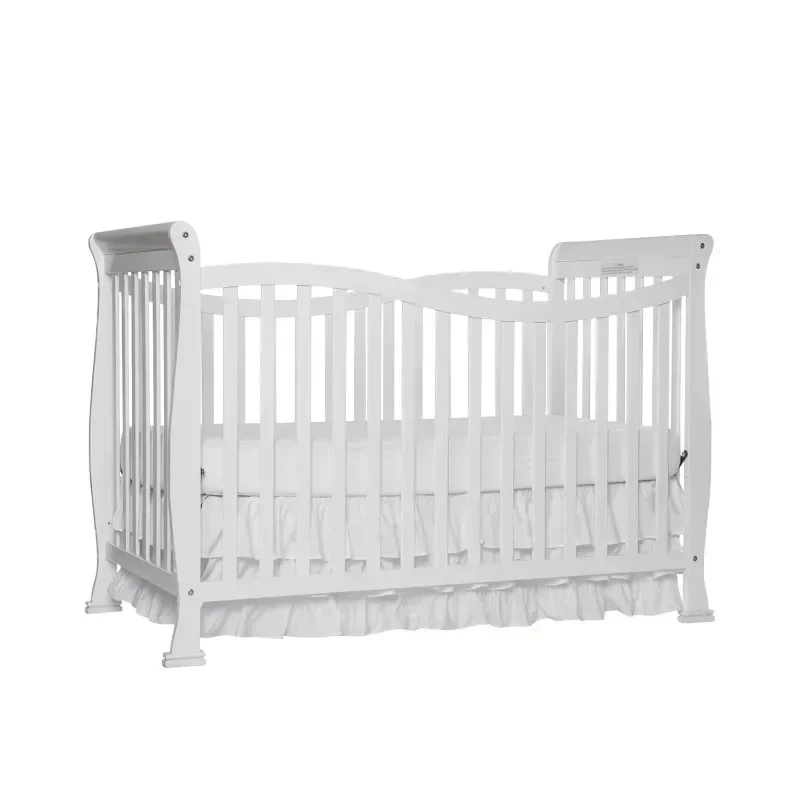 Violet 7-in-1 Convertible Lifestyle Crib 4 Mattress Height Settings Made of Sustainable Pine From New Zealand