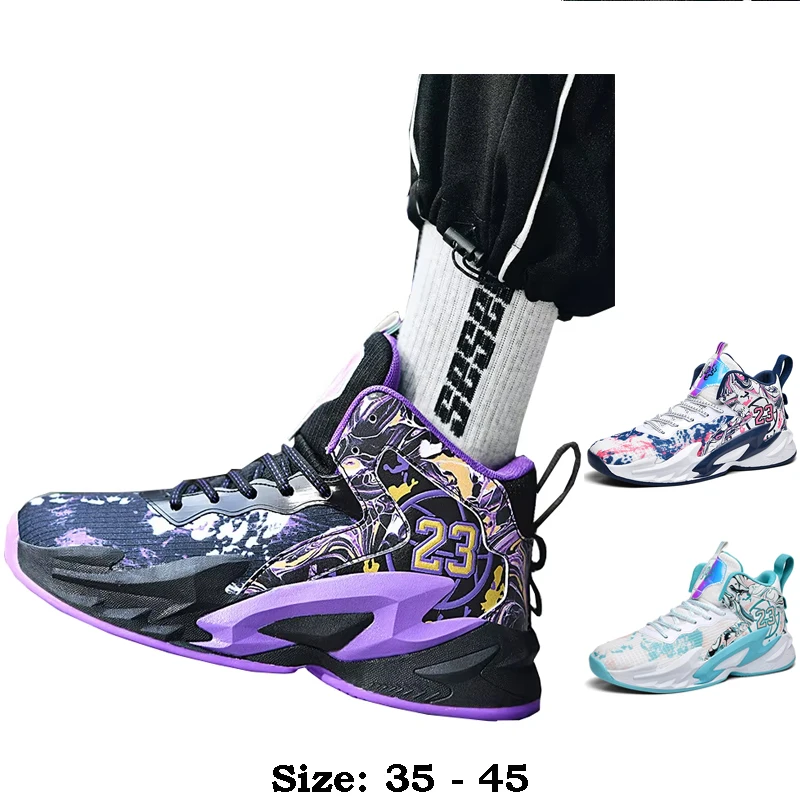 

High quality casual sport shoe for men new 2025 size 35 44 45 comfortable outdoor running basketball Sneakers shoe black blue