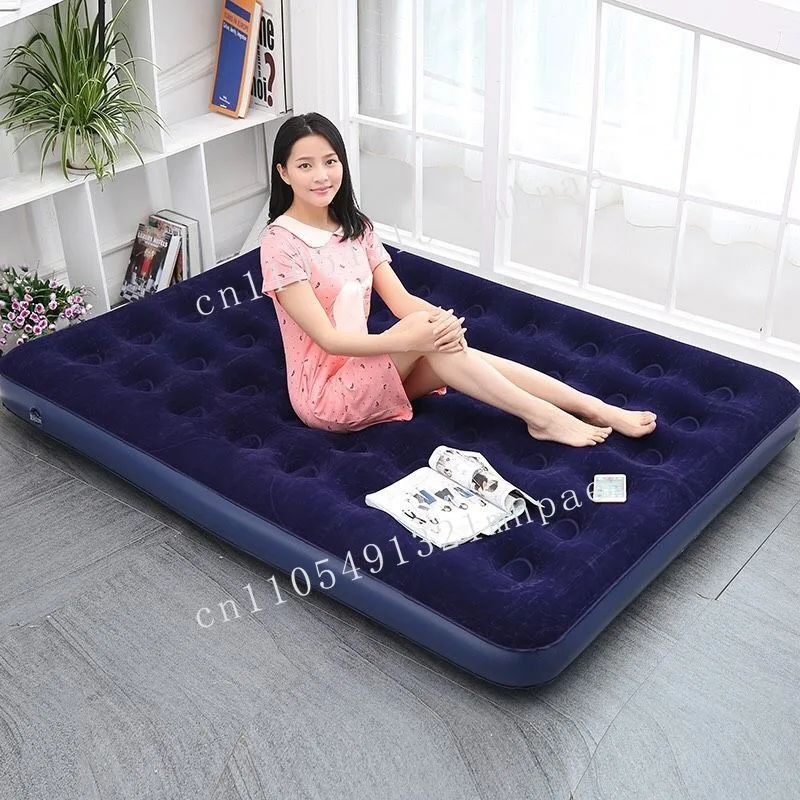 

Outdoor air cushion bed Lazy folding inflatable bed thickened