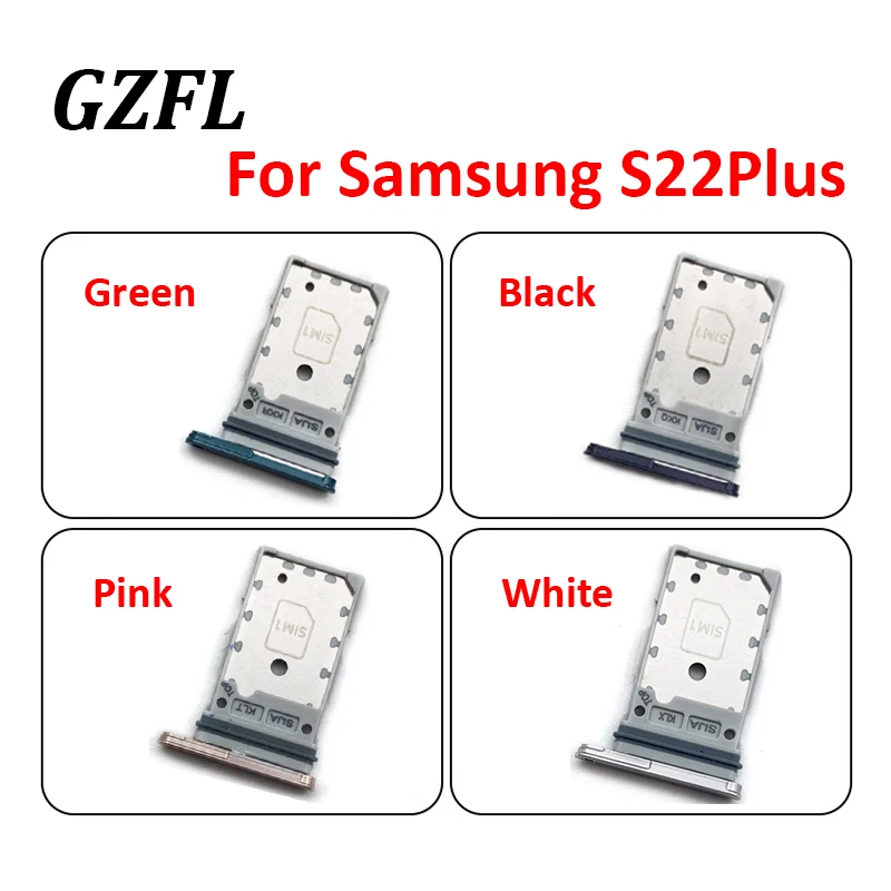 For Samsung Galaxy S22 Plus Tray Dual Sim Card MicroSD Holder Nano Slot Replacement Part