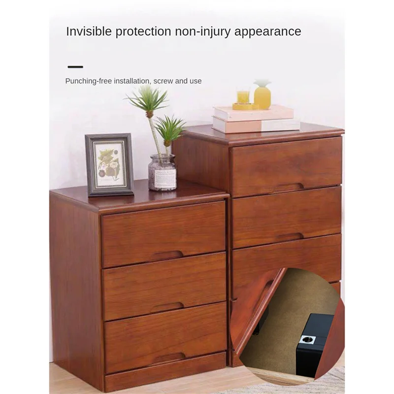 قفل باب خشبي ذكي بدون مفتاح قفل إلكتروني غير مرئي بطاقة IC Ttlock App فتح خزانة خزانة قفل درج الأثاث متين