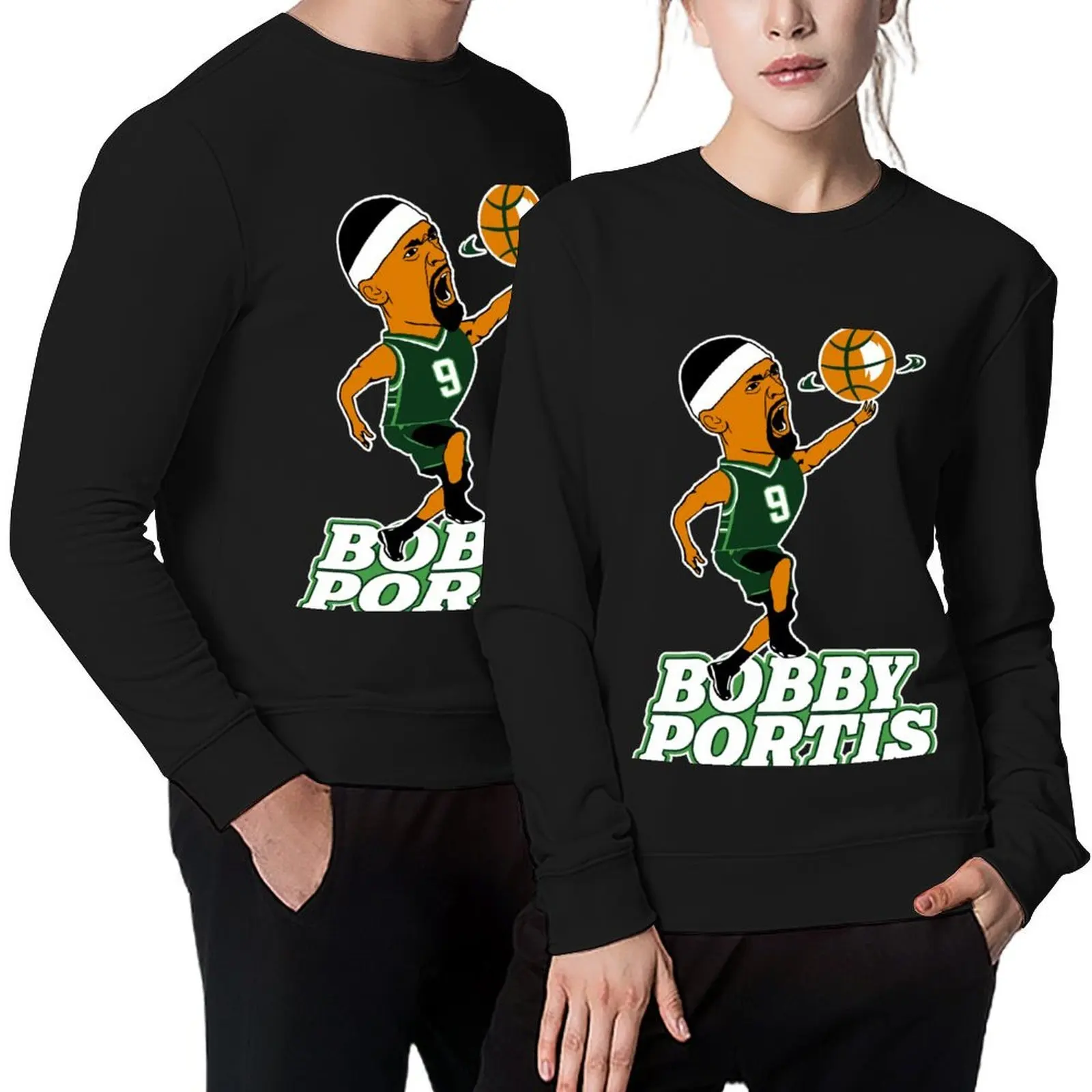 

Bobby Portis Pullover men's winter sweater men's clothes men's sweat-shirt set blouse oversize sweatshirts