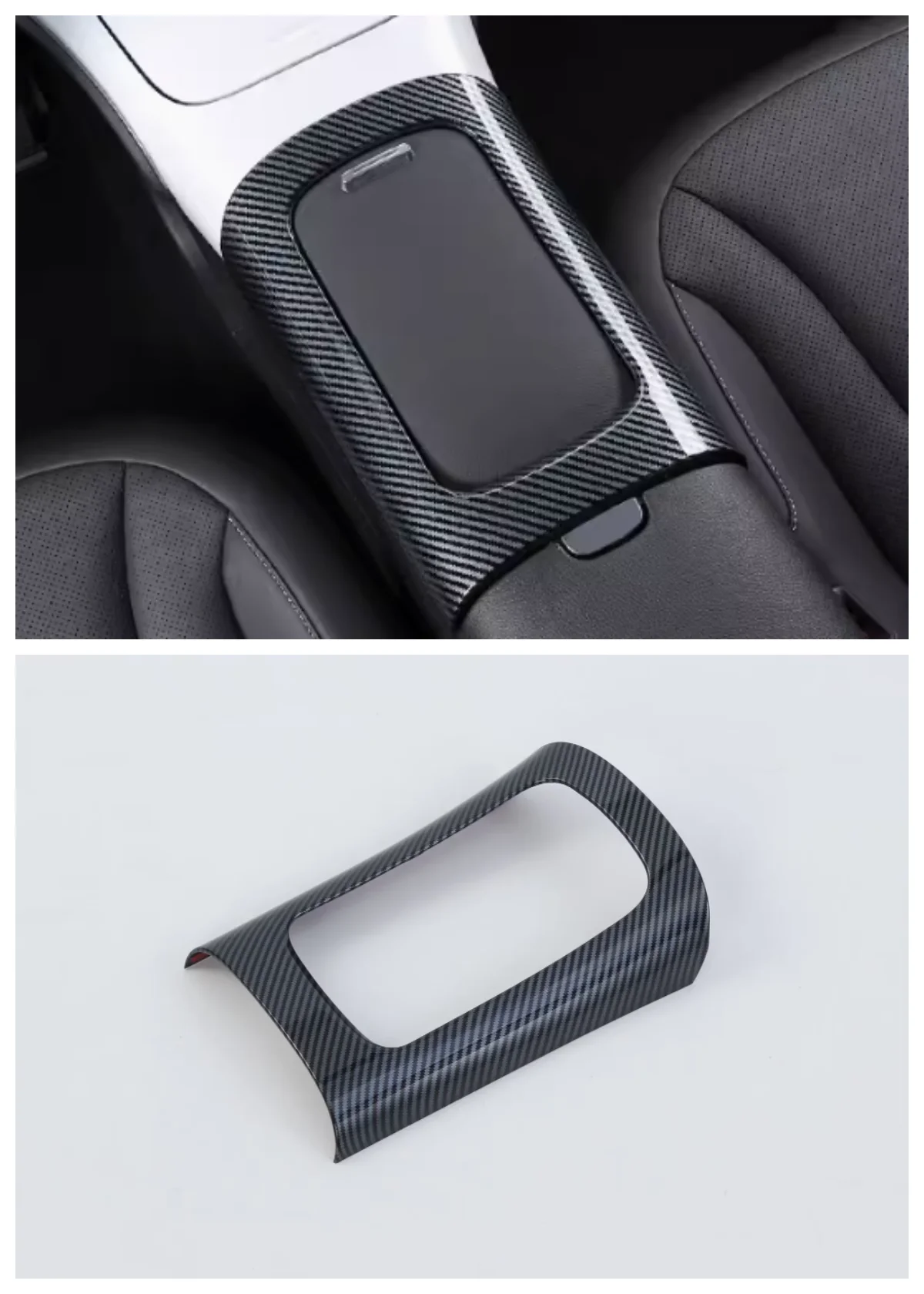 

Suitable for the 2023 Mercedes Benz Smart Elf 1 middle storage box decorative frame ABS car accessories