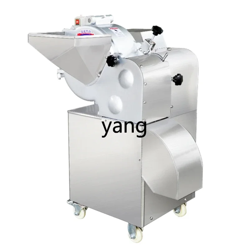 YJQ diced meat cutter Commercial shiitake mushroom potato chicken breast dicing machine