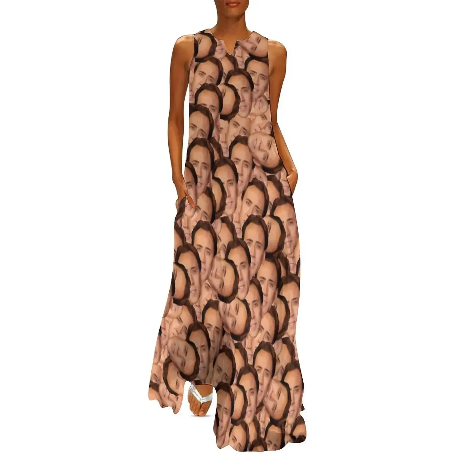 

Nicolas Cage texture (for all your cage needs) Long Dress long sleeve dress luxury dress elegant dresses for women