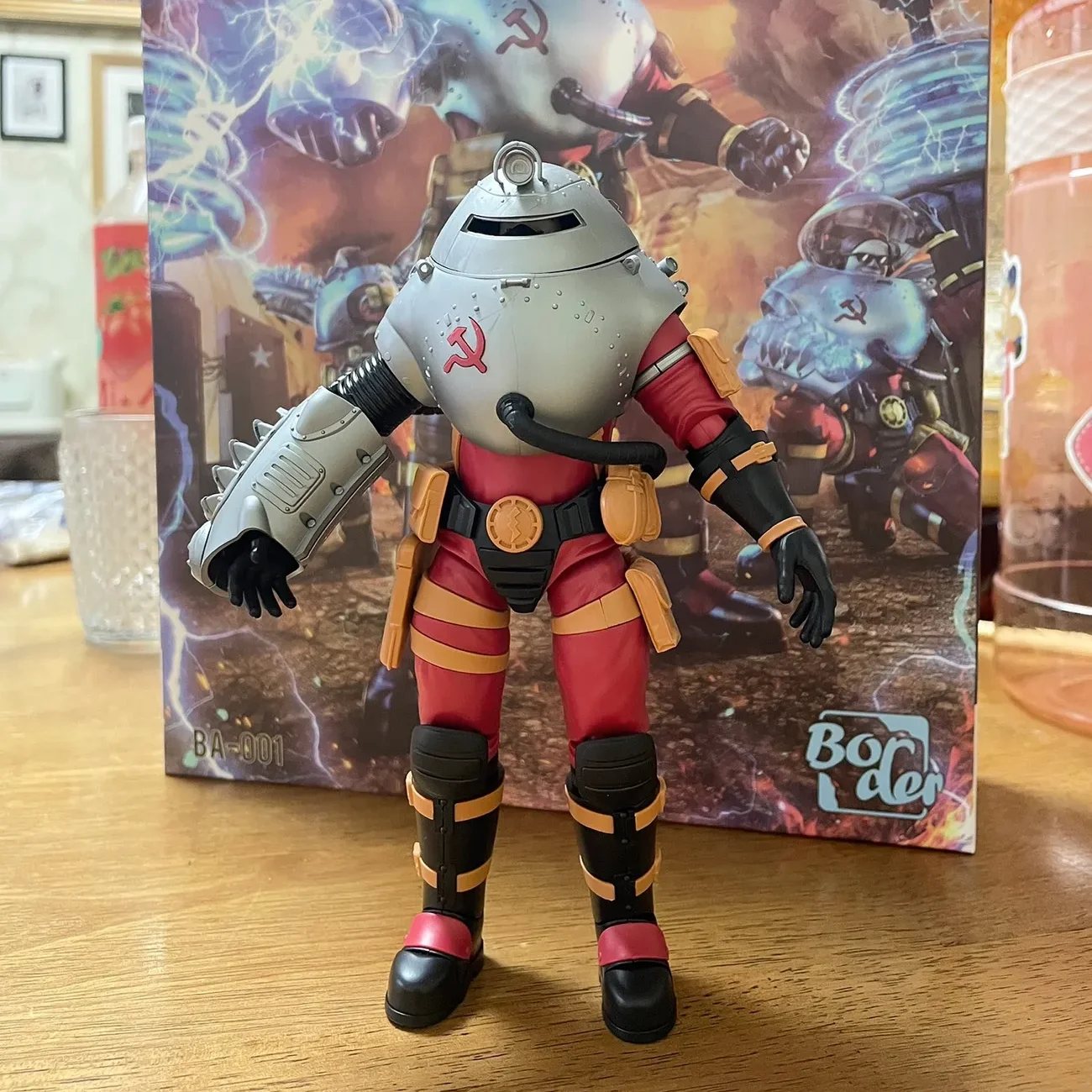 

Border Model Ba001 Tesla Trooper NEW Red Alert Game Figures Assemble The Model 1/12 Super Movable Model Toys Action Figure Gift