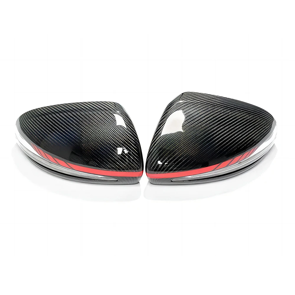 Carbon Fiber Vervangende Spiegelkappen Voor B C E S CLS GLA GLB GLC Klasse W247 W205 W213 W238 W222 C217 C257 H247 X247 X253