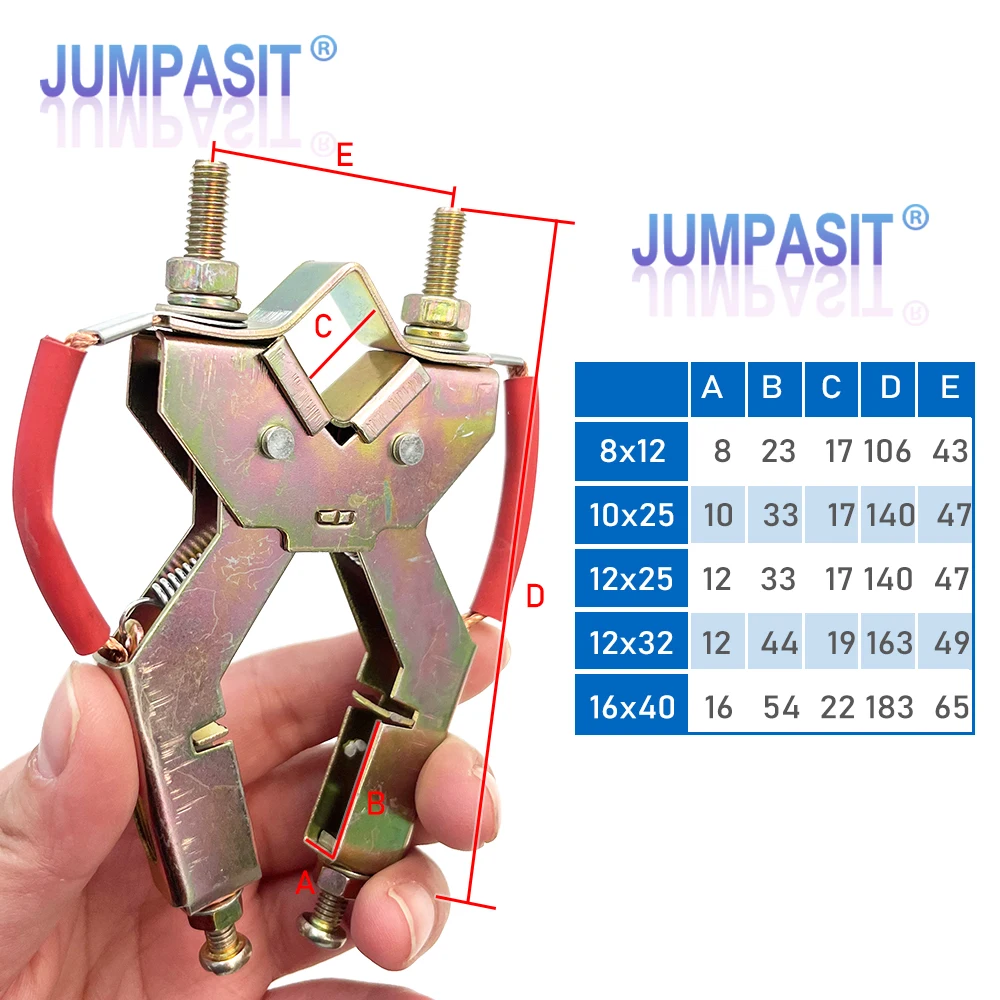 Jumpasit JZR Carbon Brush Holder Metal Assembly for 3.5kw 7.5kw 22kw 75kw - Replacement Brush Holder for Electric Motors