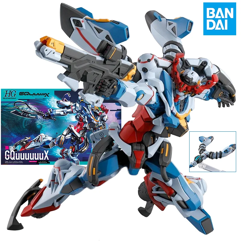 

Bandai HG 1/144 HGUC Gundam GQuuuuX Модель Комплект Аниме Истребитель Сборная Модель Аниме Фигурка Игрушка Подарок для Детей