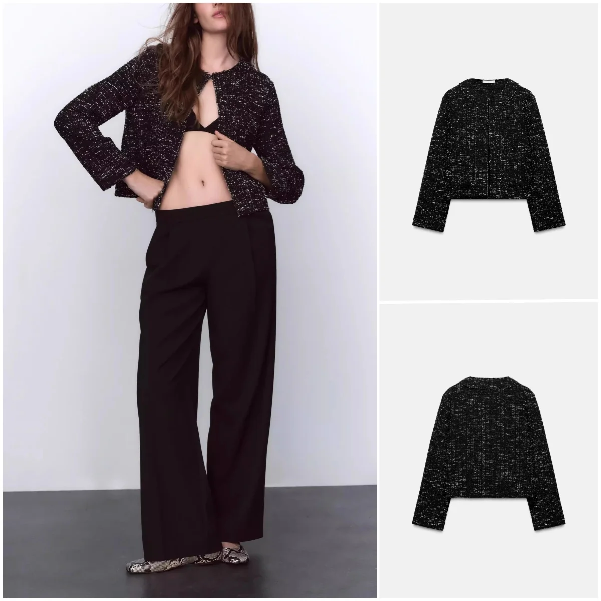 

Круглое пальто Ele Long Sve Ne Jaet с дизайном из мягкого полиэфирного волокна, весеннее новое поступление