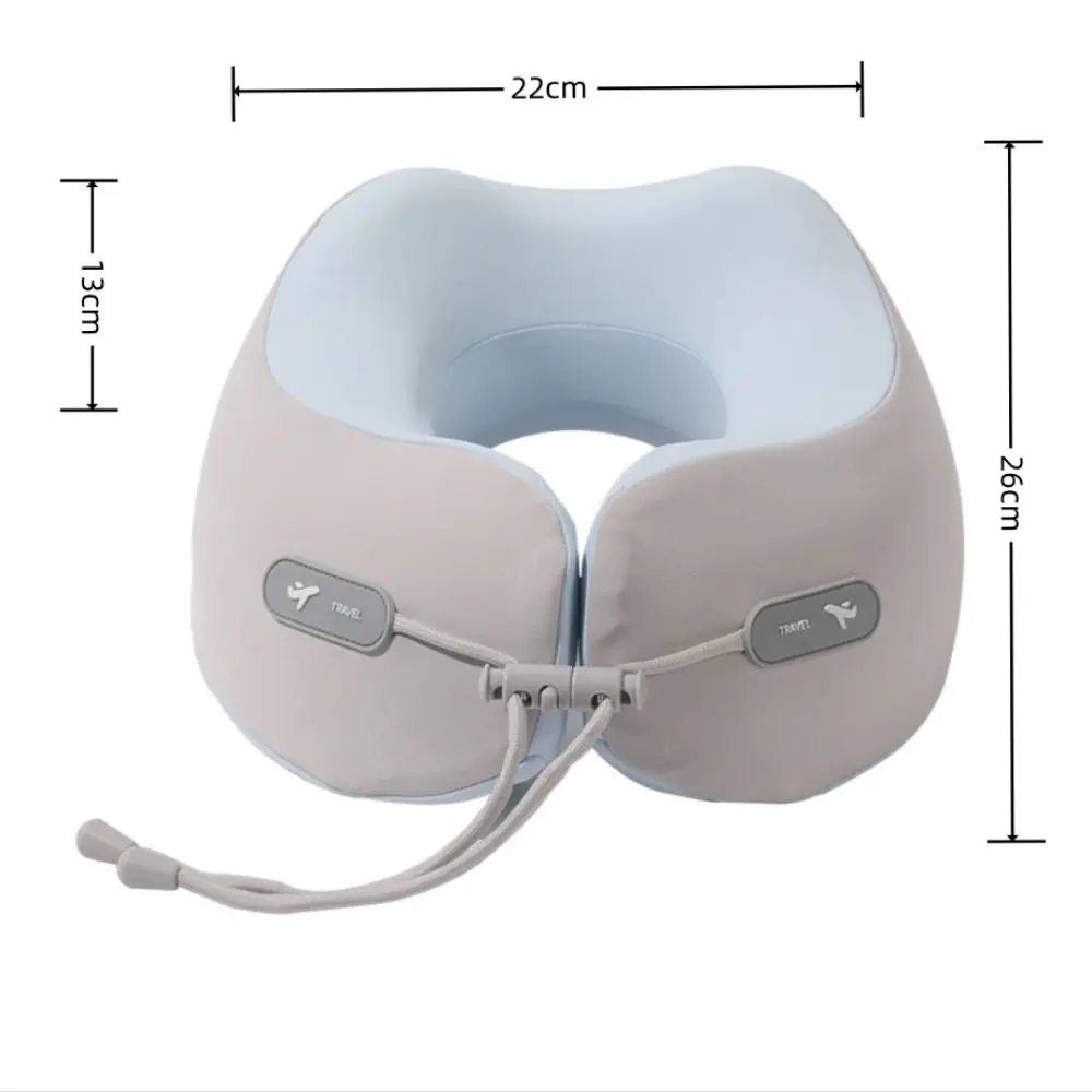 New Portable U-shaped Pillow Memory Foam Ergonomic Neck Pillow Travel Pillow Ultimate Support for Flights