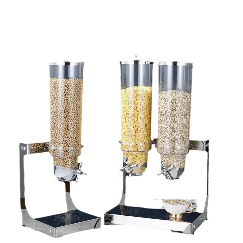 

Stainless Steel Grain Distribution Machine Dried Fruit Separator Buffet Grain Jar Hotel Restaurant Cereal