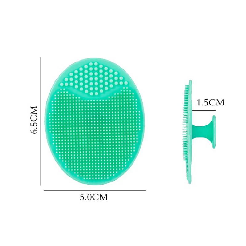 1PC Silicone Cleaning Brush Gel Washing Pad Exfoliating Blackhead Remover Facial Deep Cleansing Face Brushes Baby Bath Massager
