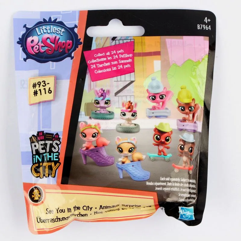 هاسبرو ليتلست متجر الحيوانات الأليفة ألعاب سلسلة حيوانات لطيفة إكسسوارات الأميرة الكلب تماثيل مصغرة الحلي الزخرفية