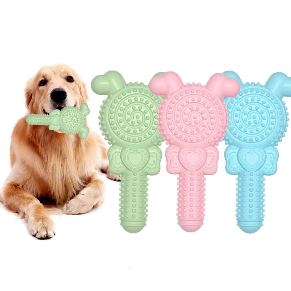 Teething Toys Interactive Puppy Chew Toy Teething Dogs Dental Care Anxiety Relief Healthy Chewing Habits Bite Resistant Dog Toys