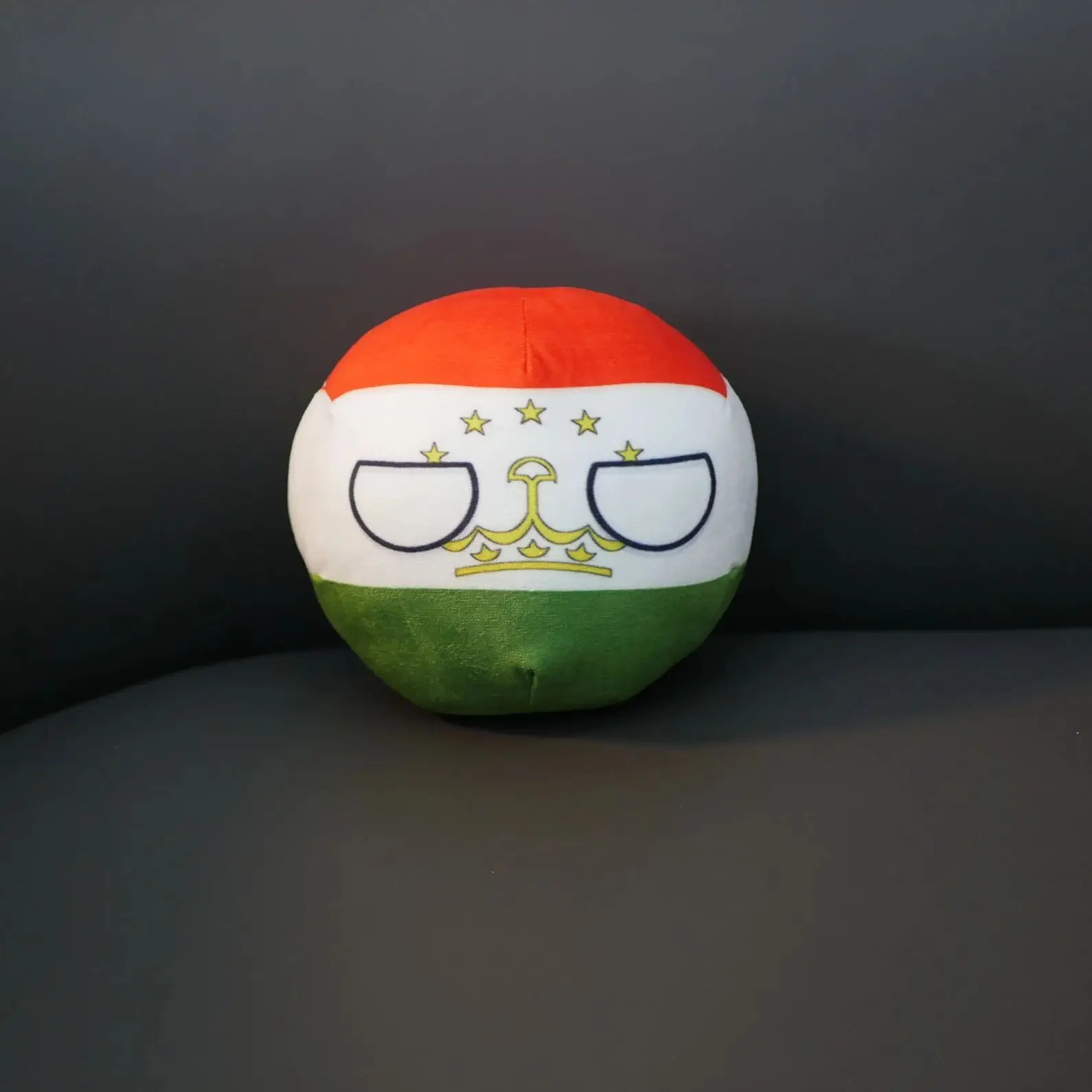 

20/10cm The Republic of Tajikistan Polandball Plush Toy Countryball Stuffed Doll Pendant Home Decoration