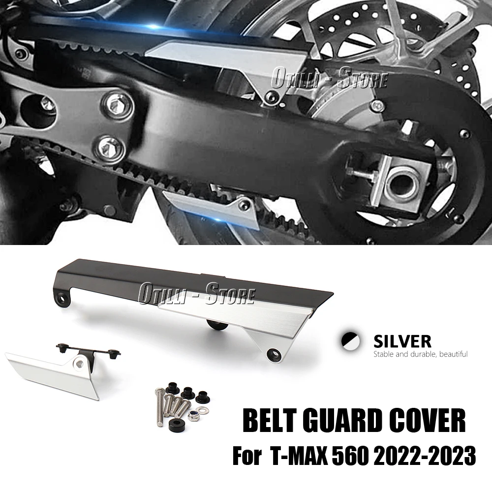 

Motorcycle Upper&Lower Belt Guard Chain Protection Cover Guide Wheel For YAMAHA TMAX560 T-MAX560 T-Max560 T-MAX 560 2022 2023