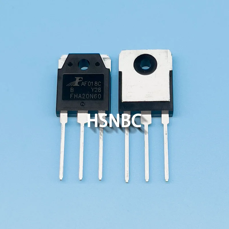 ترانزستور طاقة عبر قناة N MOSFET ، FHA20N60 ، 20N60 ، FHA20N60B ، ، V ، 20A ، أصلي ، جديد ، 10 لكل لوت