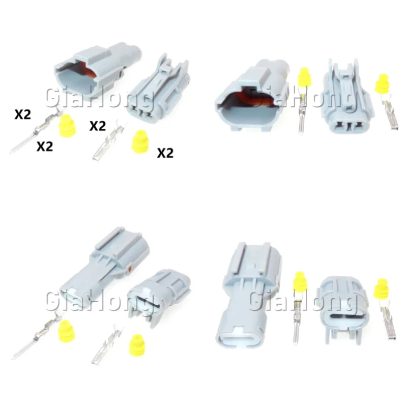 1 Set 2 Way MG640322-4 MG610320 Car Running Lights Wire AC Assembly Sockets For VW 7222-1424-40 7223-1424-40 Auto FogLight Plugs