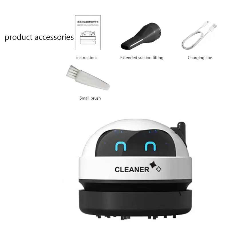 New Mini Vacuum Cleaner Smart Robot Portable Vacuum Cleaner Detachable Nozzle Wireless Vacuum Cleaners Smart Home Cleaning Tools