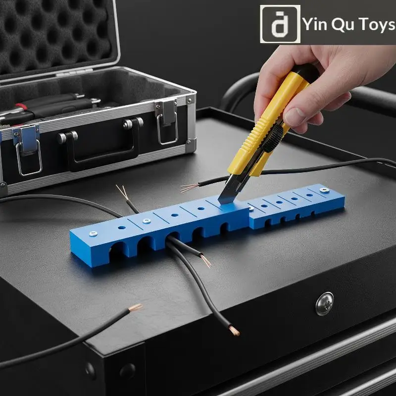 Wire Stripping Jig 10 Sizes Cable Stripper Tool 3D Printed Wire Peeling Holder For Scrap Copper Wire Recycling