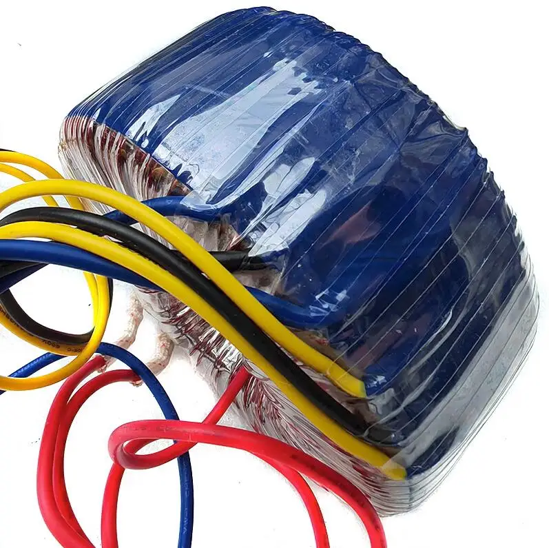 Transformador Toroidal de cobre puro de 300W, entrada: 220V, salida: 26V-0-26V, 15V-0-15V para amplificador