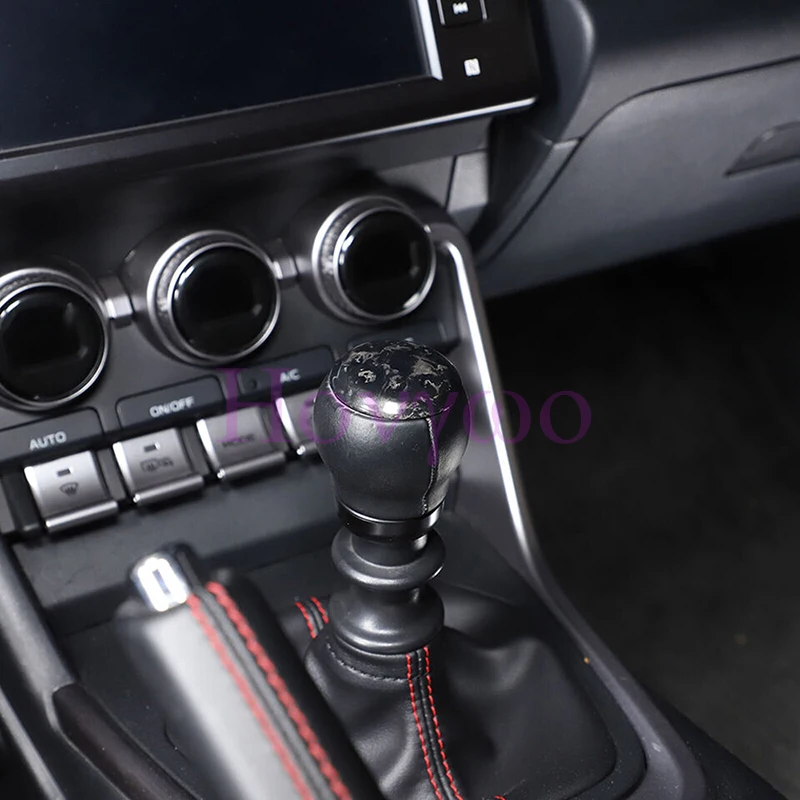 

Forged Carbon Gear Shift Head Knob Trim Cover Decor Fits for Subaru BRZ for Toyota GR86 2022up