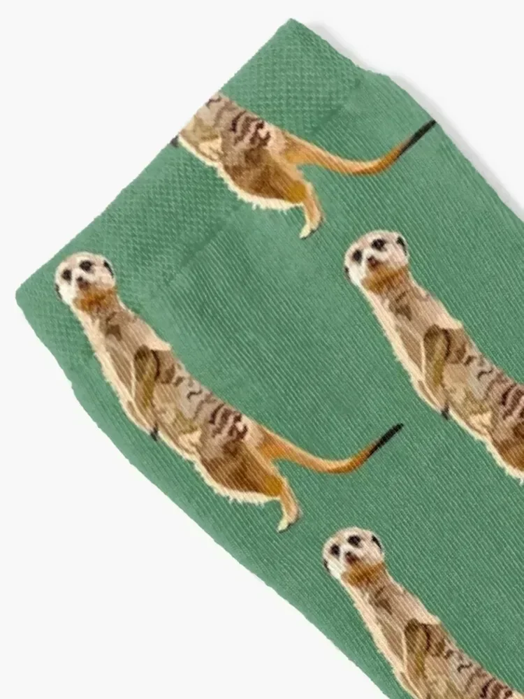 M is for Meerkat Socks Wholesale bright garter professional running Socks Man Women's