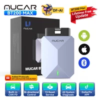 Herramientas de diagnóstico MUCAR BT200 MAX AI CANFD ELM327 protocolo sistema completo OBD2 escáner 15 reinicio actualización gratuita de por vida VS BT200 PRO