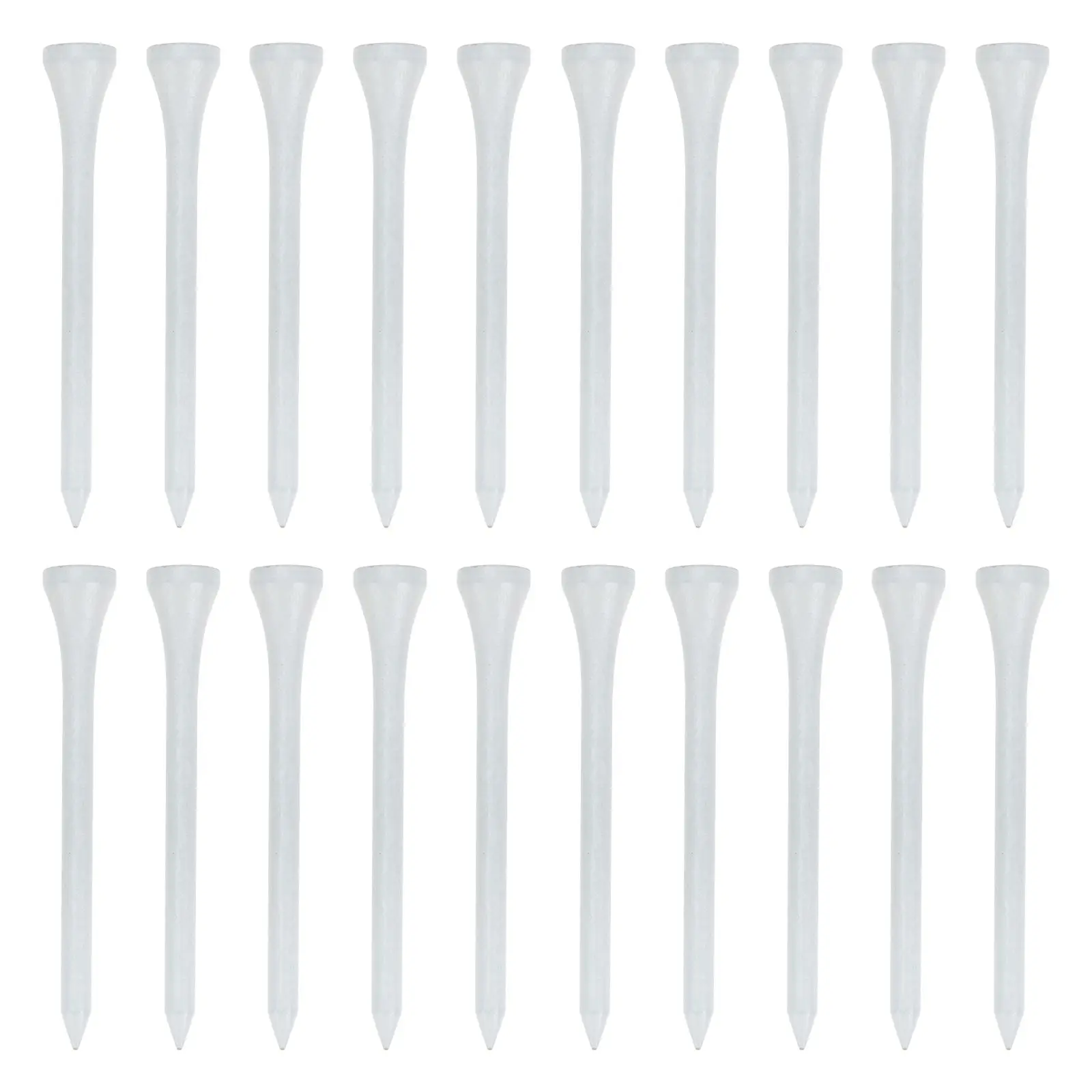 100 Pcs Golf Wooden Tees Strong Pegs Course Training Aid Practice Golf Supplies Golfs Ball Holder Wooden Peg