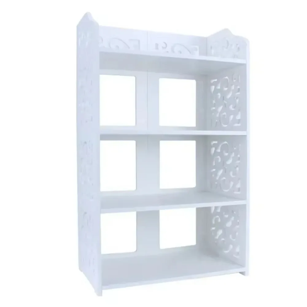 Shoe Cabinets, 4 Tiers White Hollow Out Shoe Rack Stand Storage Organiser Shelf Easy To Assemblly for Living Room, Shoe Cabinets