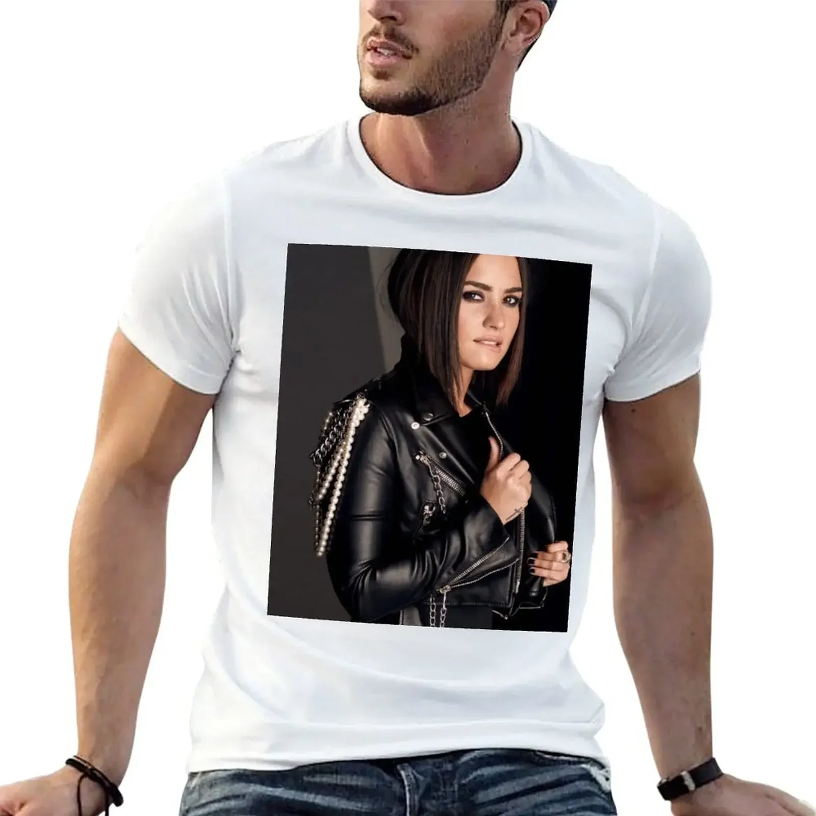 Demi Lovato T-Shirt vintage clothes cotton graphic tees custom t shirt customs design your own men t shirts