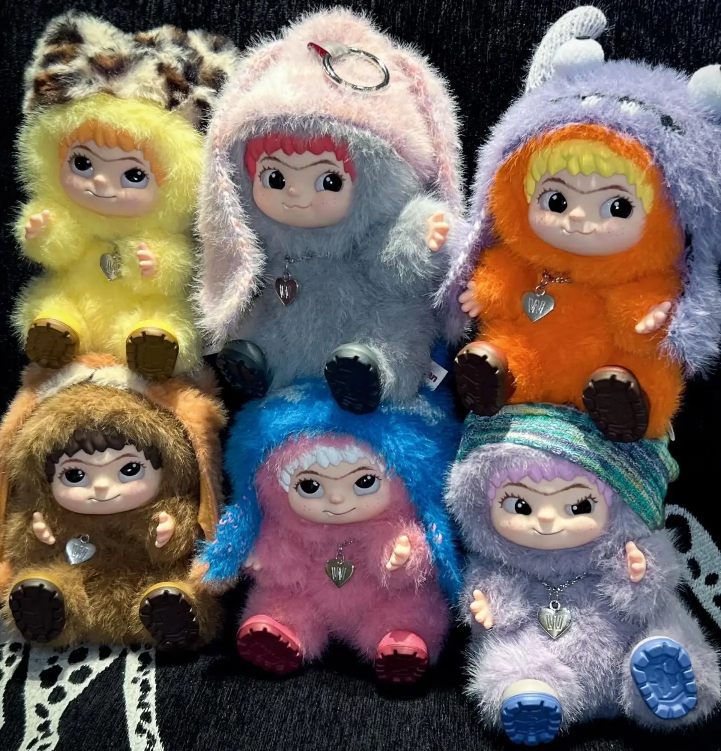 

WAKUKU Mao Mao Tide Fun Party Series виниловая плюшевая слепая коробка загадочная коробка модная игрушка подвесная кукла подарок на день рождения и праздник-сюрприз