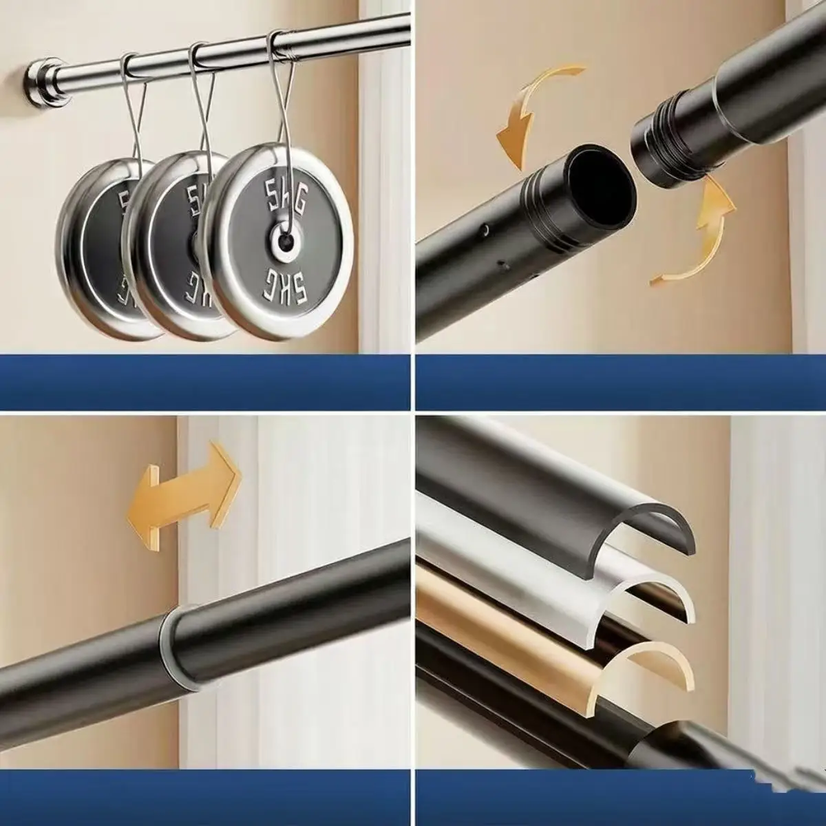 Thumbnail 4 - #15 Best Shower Rods to Buy In 2026