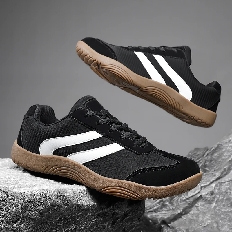 

2026 Spring Summer New Men's Plus Size Wide Feet German Training Shoes Anti‑Slip Rubber Sole Barefoot Casual Sports Shoes