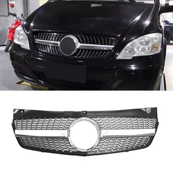 Front Bumper Grille Grills For Mercedes-Benz W639 Viano/Vito 2011 2012 2013 2014 Facelift ABS Diamond Racing Grill