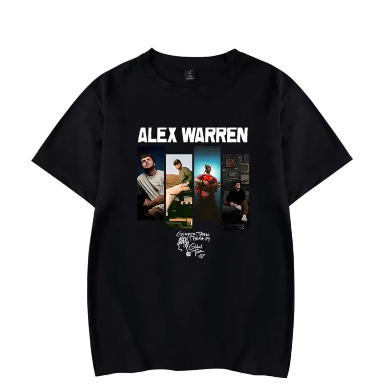 Alex Warren T-Shirt Merch Women/Men Unisex Summer Hiphop O-neck Short Sleeve Tshirt Tee Streetwear