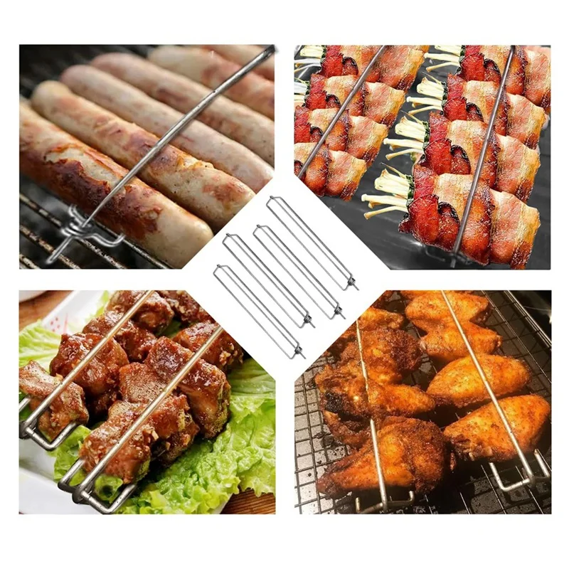 Brathähnchen Klemm stange Brathähnchen Grill gabel im Freien Picknick Camping Grill
