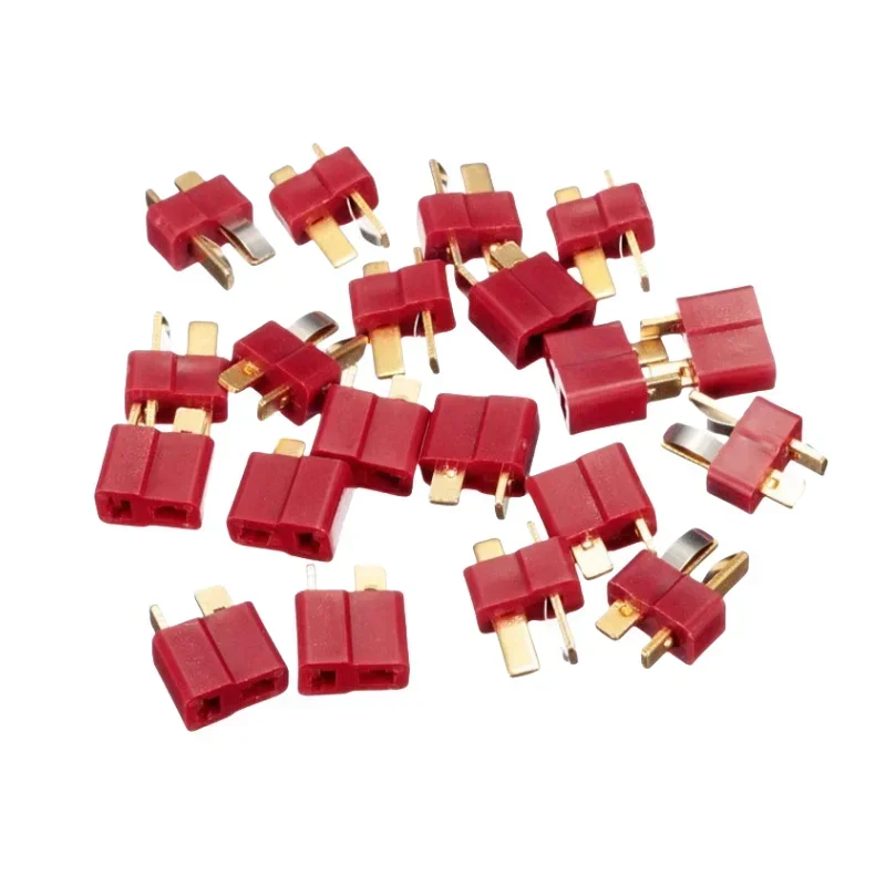 Conectores de plugue antiderrapantes estilo T, acessórios ESC de bateria RC LiPo macho/fêmea, peças sobressalentes para modelos RC, drones, carregadores 5 pares