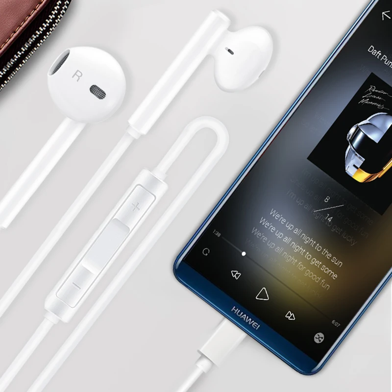 หูฟังแบบใส่ในหู CM33 Type C Ultra พร้อมปุ่มควบคุมระดับเสียงและไมโครโฟน สำหรับ Huawei Pura 80 70 Ultra Mate 70 60 Pro+ X6 X5 XTS X3P 60 P50