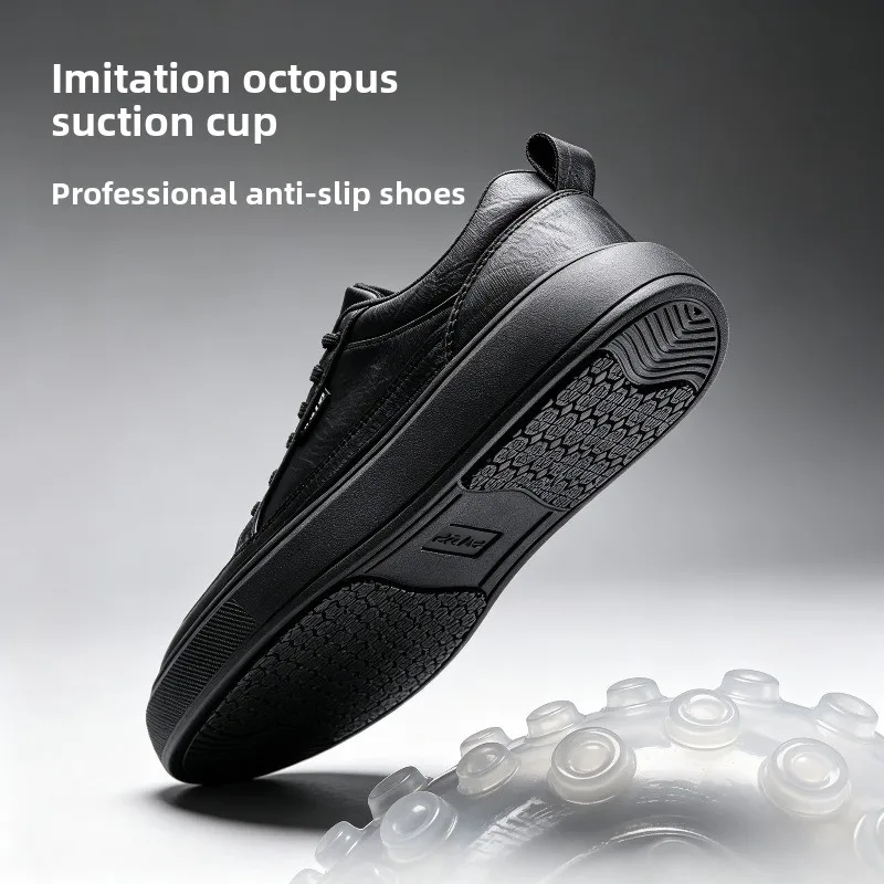 New Model Men's Chef Shoes with Anti-slip Properties. Oil-proof. Anti-slip. Easy To Clean. Special Shoes for The Kitchen.