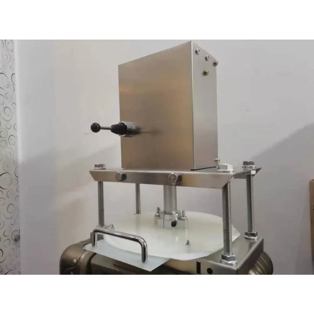 Newly launched and popular commercial electric portable flat cake press machine, cake flattening machine, snack machine