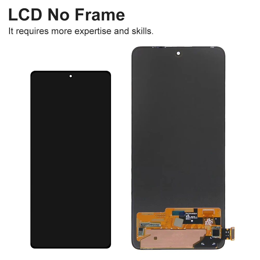 AMOLED Screen for Xiaomi Redmi Note 13 4G 23129RAA4G 23124RA7EO LCD Display Touch Screen Digitizer for Redmi Note13 4G Assembly