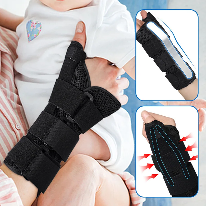 Wrist Brace Thumb Spica Splint Carpal Tunnel Night Support Thumb Stabilizer for Arthritis De Quervain\'s Tenosynovitis Tendinosis