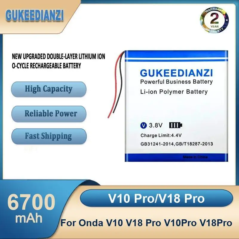 Battery For Onda V10 V18 Pro V116w core M OBook 11 / Plus V989 V975I V975W 5-Wire HW-35170112