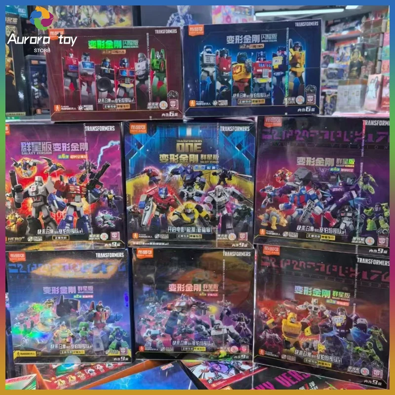

Original Whole Set Blokees Action Figure Star Edition 7 Transformers Bumblebe Optimu Prime Movable Model Collection Toy Gifts