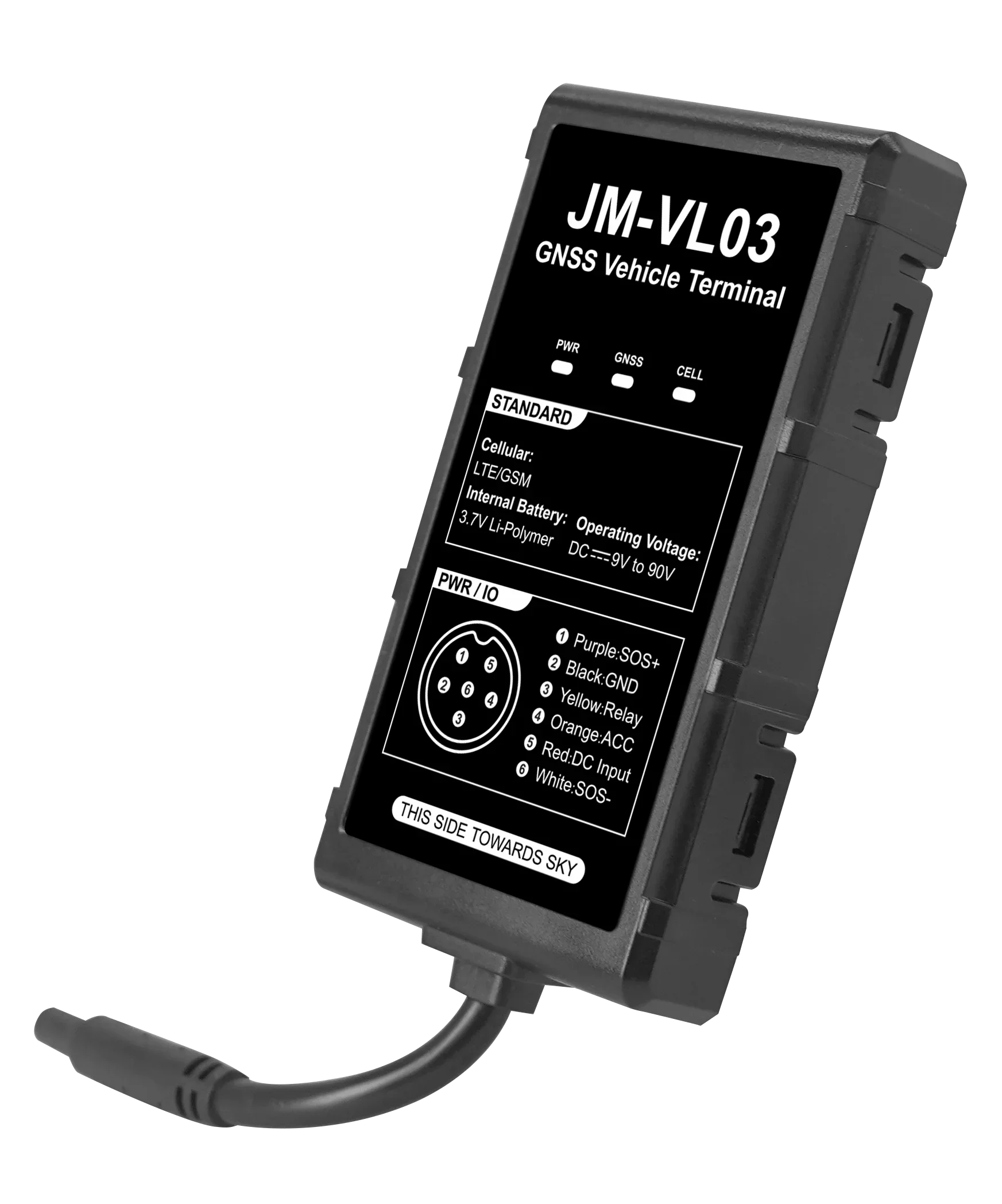 VL03 4G GPS Tracker for Vehicles, Fuel Cutoff / Restore ACC Monitor for Motorcycles, Scooters with App