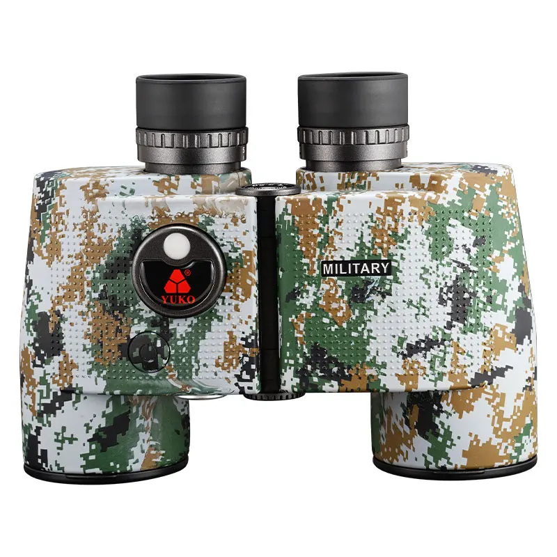 Marine 7X50mm Binocular with Reticle and Compass Tactical Outdoor Telescopes Camouflage