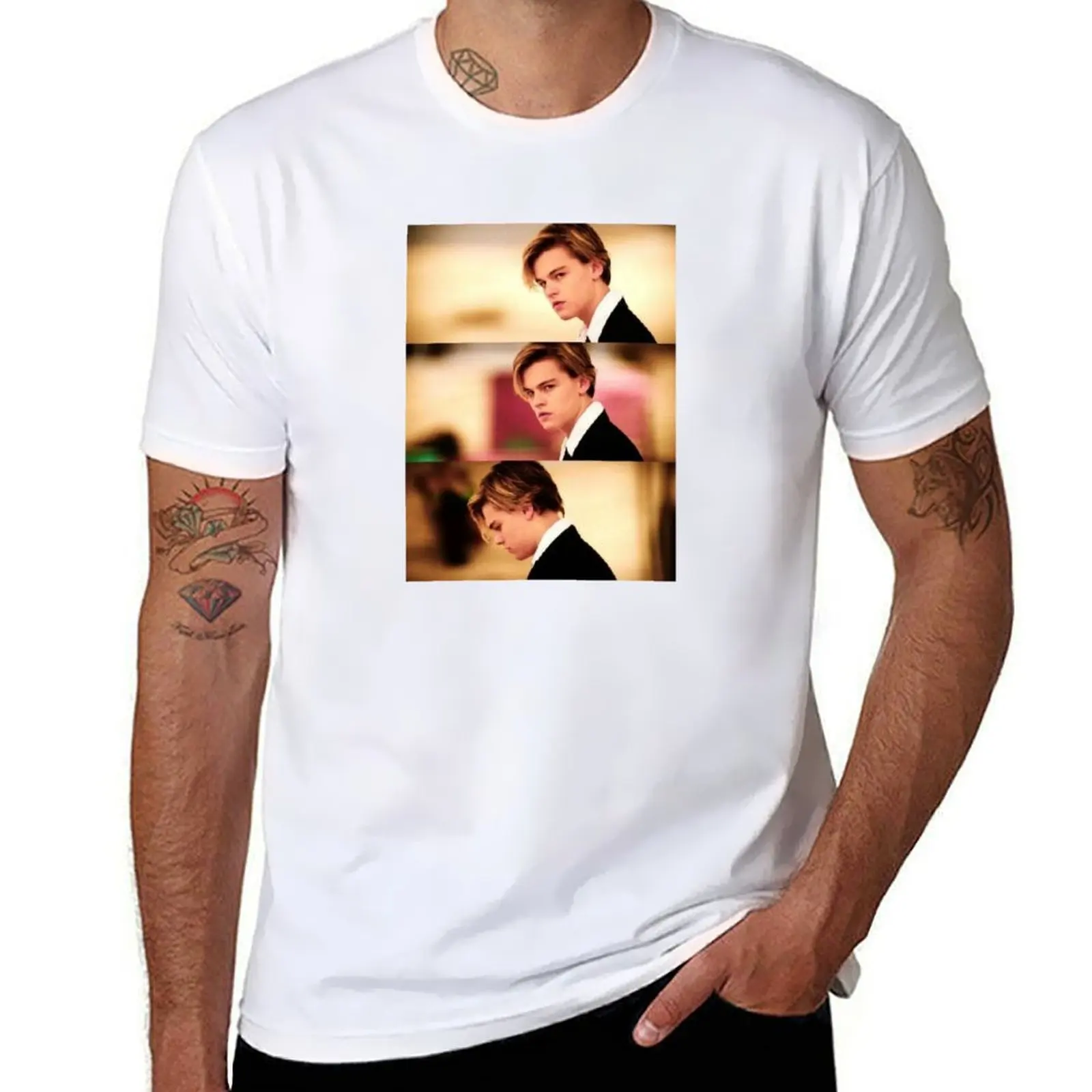 

leo (romeo and juliet) T-Shirt cotton t shirts man 100% man t shirts for men T-Shirt