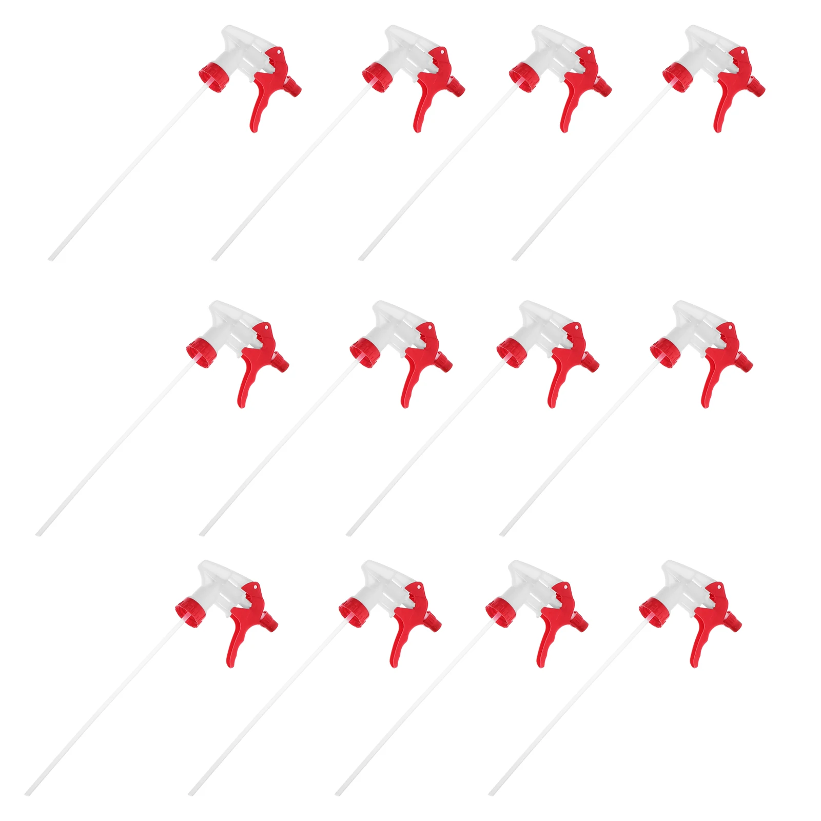 

12pcs Sprayer Manual Pressure Spray Nozzle For Bottles Spray Head Bottle Garden Hose Replacement Trigger Boom Fine Mist